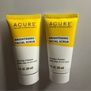 Acure Brightening Facial Scrubs